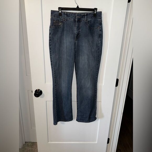 Bandolino Blue Straight Leg Jeans - Picture 1 of 8